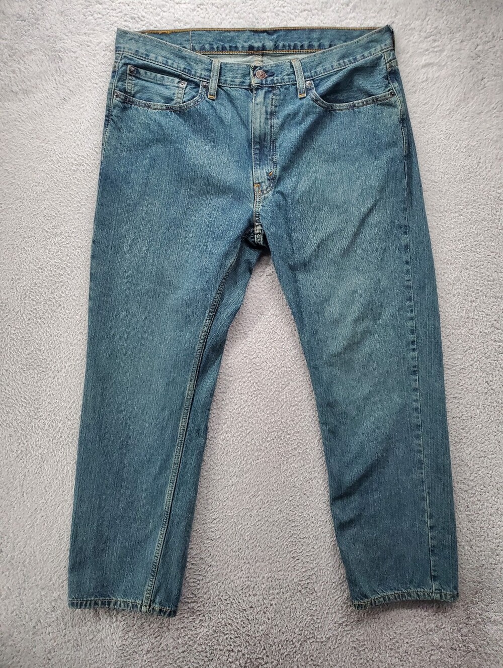 Levis 559 Jeans Mens 36x30 Relaxed Straight Blue Medium Wash